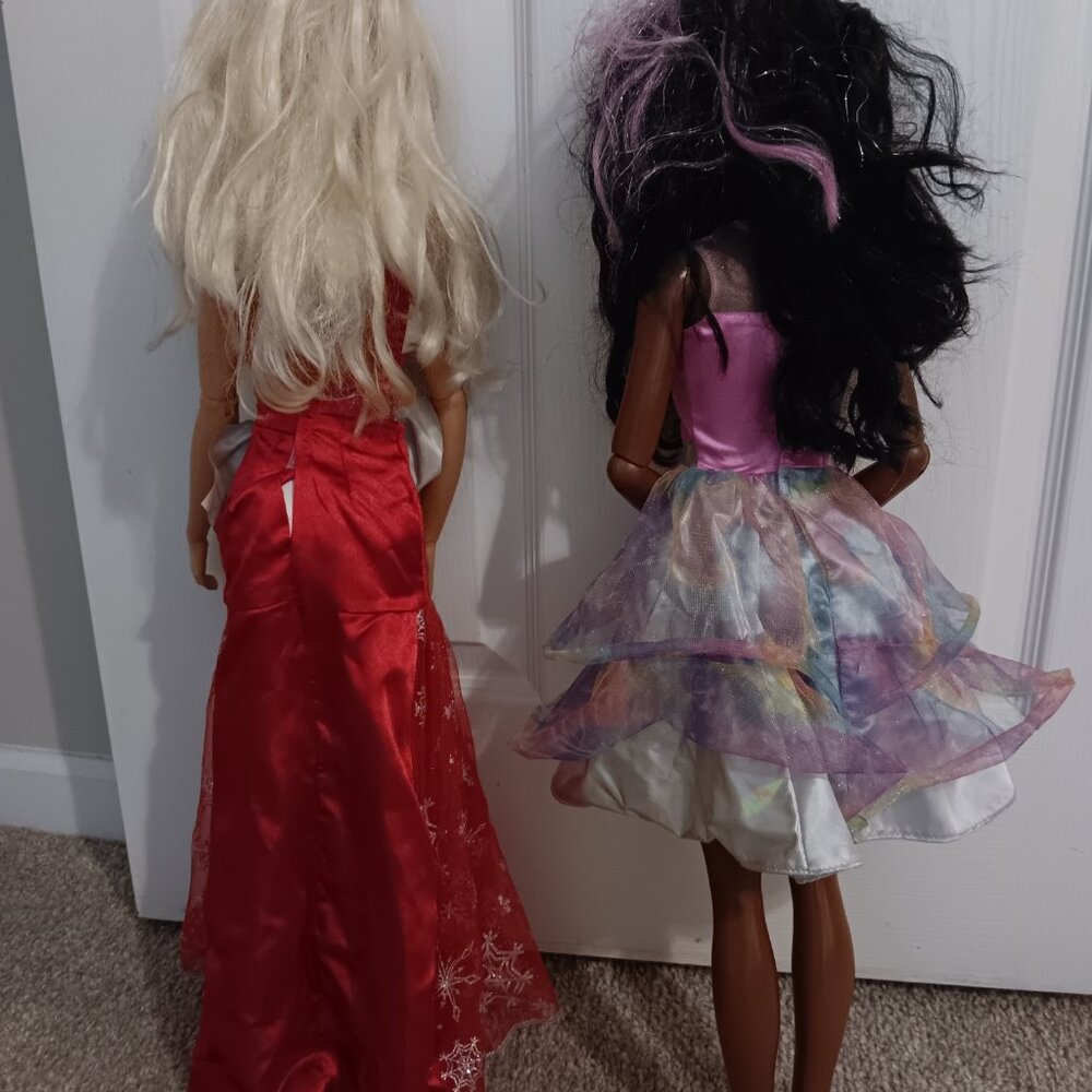 2 Barbie Mattel dolls 28 inches / kids toys / bundle - Picture 2 of 8
